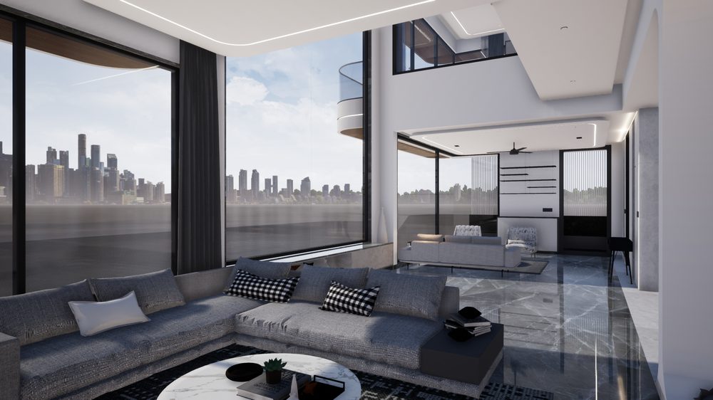 B-4 — Lounge against the skyline