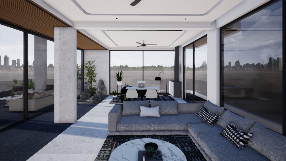 B-4 — The long living room