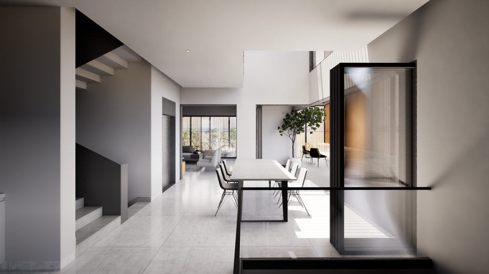 H-428 — Dining and stair
