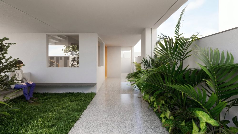 H-497 — Entry garden