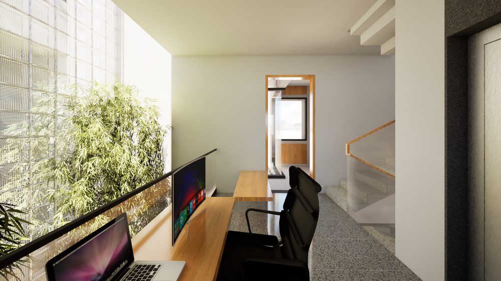 H-497 — Workspace and stair