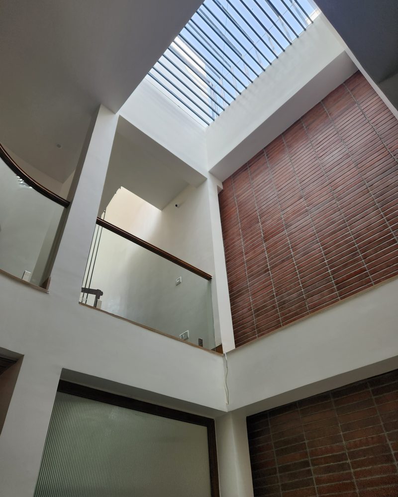 House of Volumes — Skylight over the court