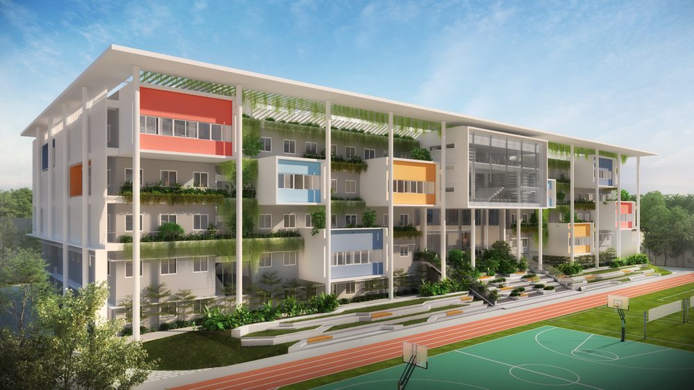 NPS — South east view, render