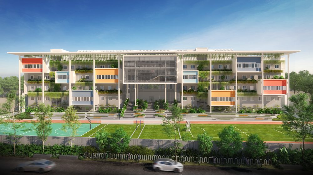 NPS — East view, render