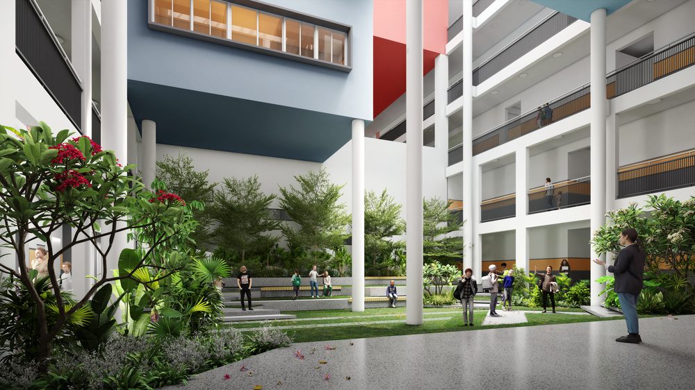 NPS — Courtyard, render