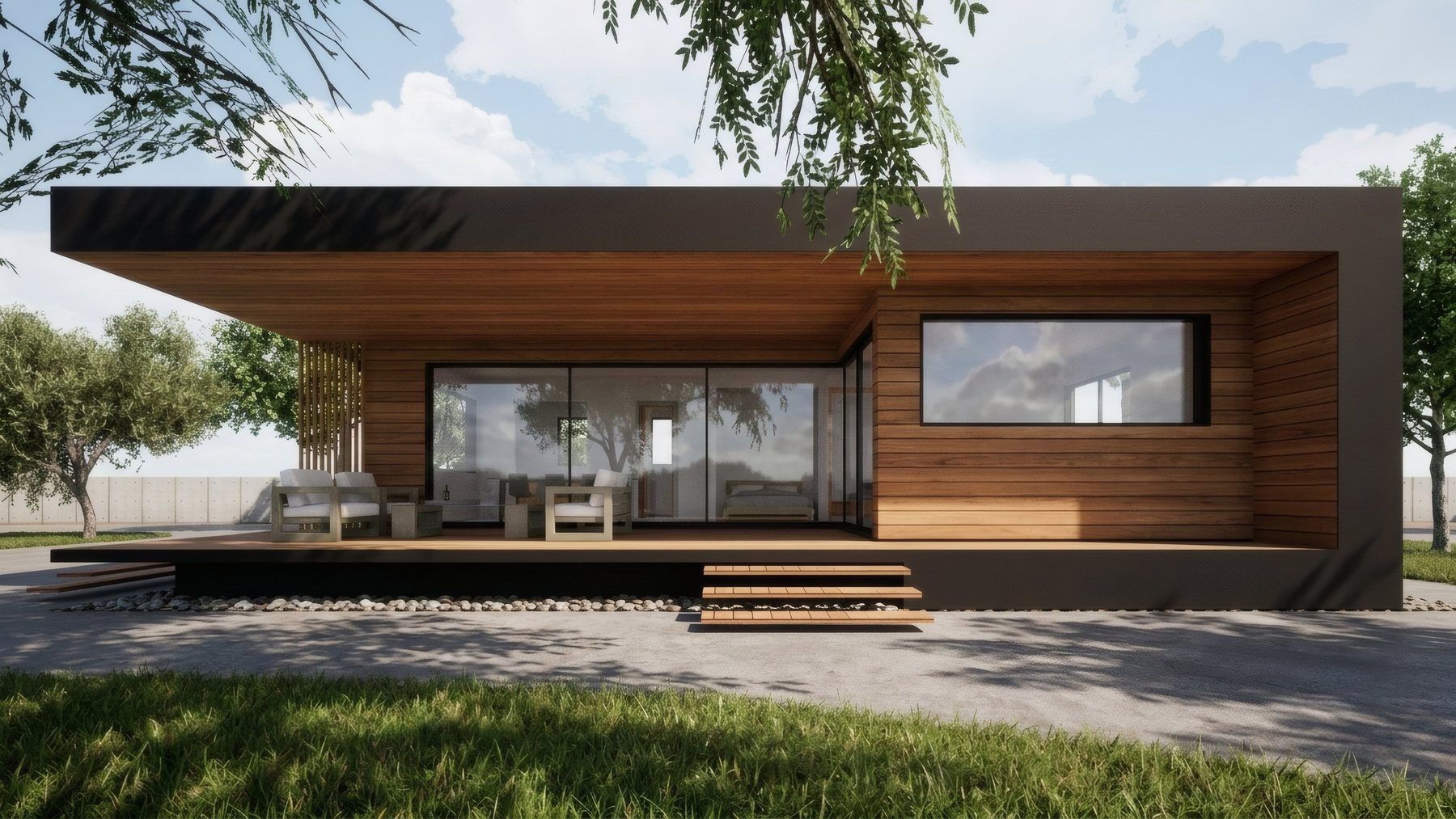 Woodbox — The box under its roof