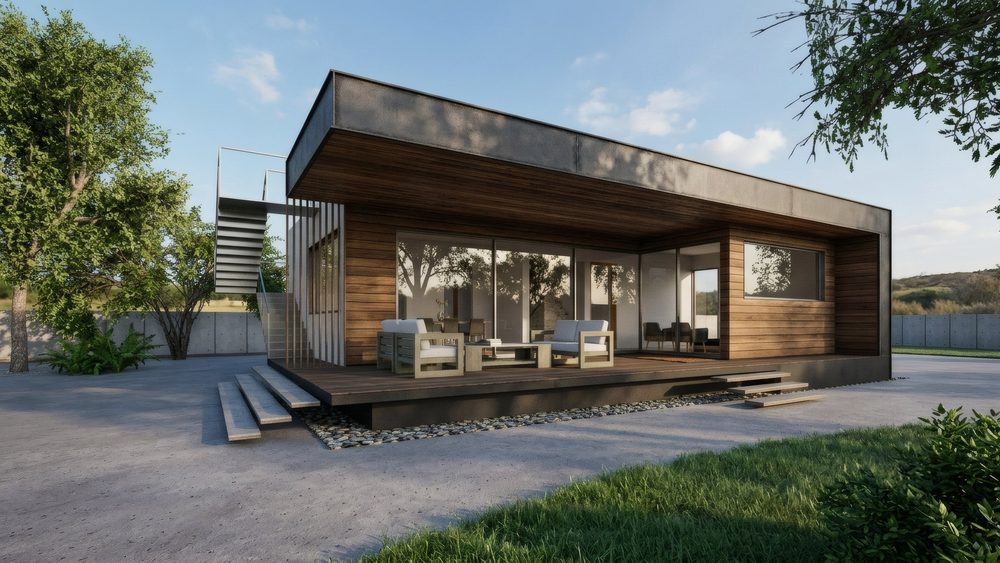Woodbox — Deck and stair